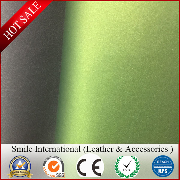 Synthetic Leather for Hangbags New Design Very Softness PVC Leather Double Brush Backing 1.2mm